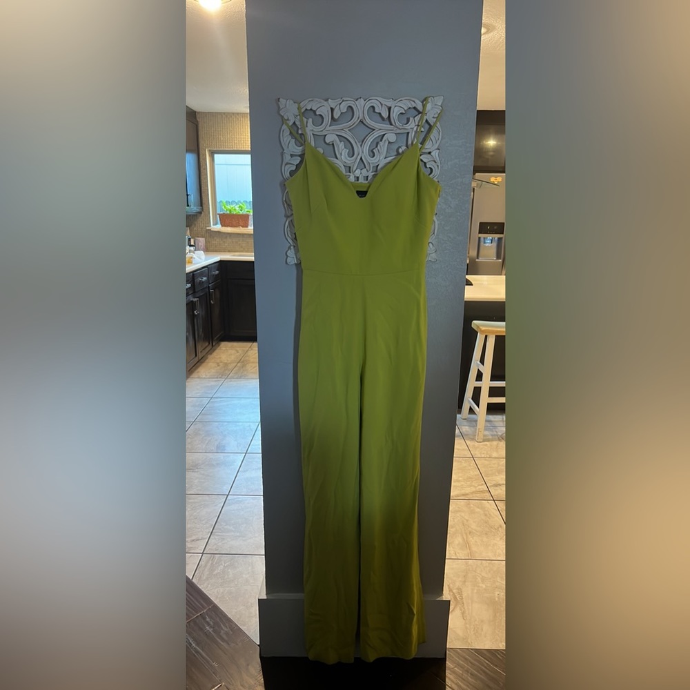 Brandon Maxwell green jumpsuit